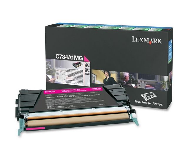 Lexmark C734A1MG Cartouche de toner Original Magenta 1 pièce(s)