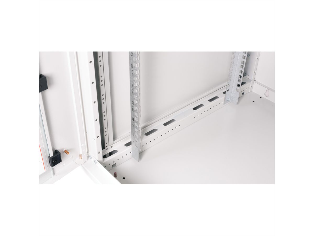 ROLINE 19" Boîtier mural Basic Plus 15U, 600x600 LxP gris