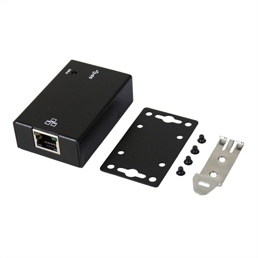 EXSYS EX-1321 Adaptateur USB 3.0 - Ethernet 1Gigabit LAN avec kit rail Din pour 19"