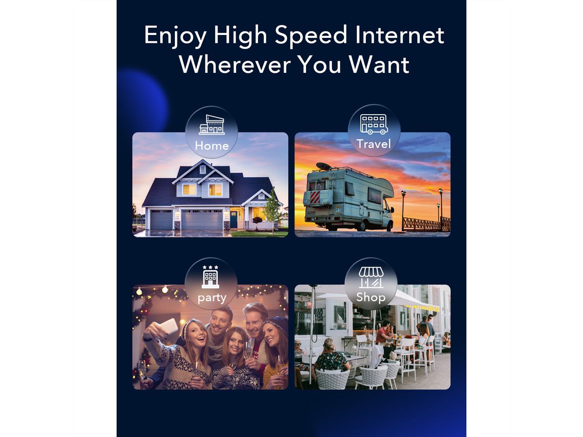 CUDY P5_EU AX3000 Routeur WiFi 6 5G Mesh, Gigabit