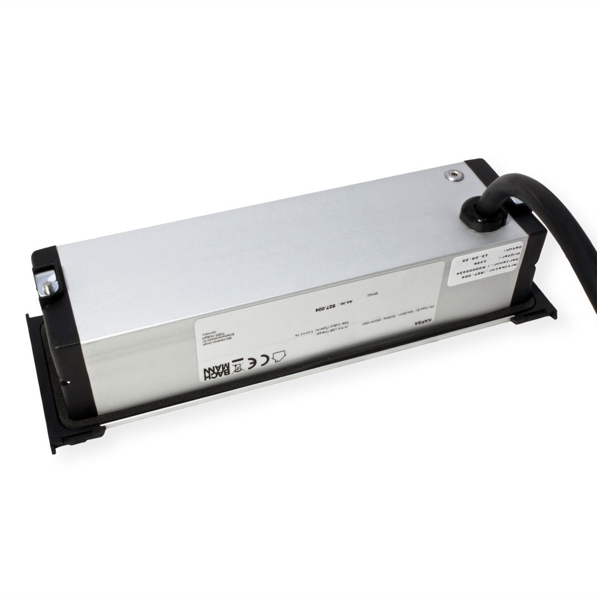 BACHMANN KAPSA S 2xUTE 1xUSB courant 2,0m CEE7/7