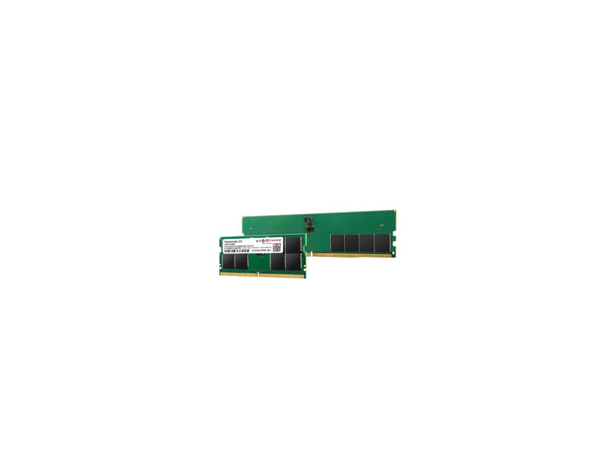 Transcend JetRam JM5600ALE-16G module de mémoire 16 Go 1 x 16 Go DDR5 5600 MHz ECC