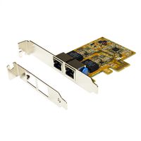 EXSYS EX-6072-4K Carte PCIe Dual Ethernet 2 ports, protection de surtension 4KV
