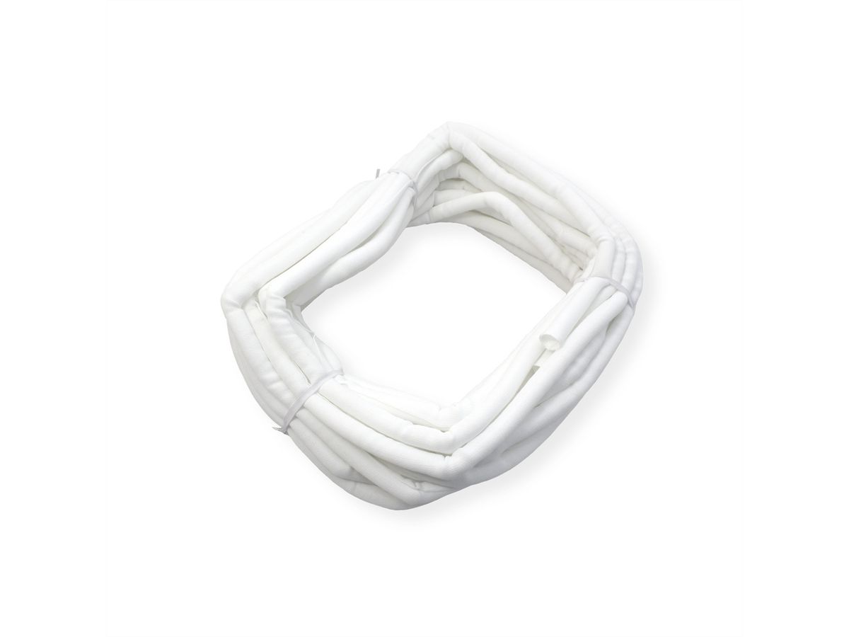 VALUE Tuyau passe-câbles SNAP, blanc, 25 m