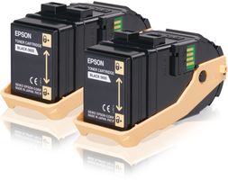 Epson Pack 2 Toners Noir (2 x 6 500 p)