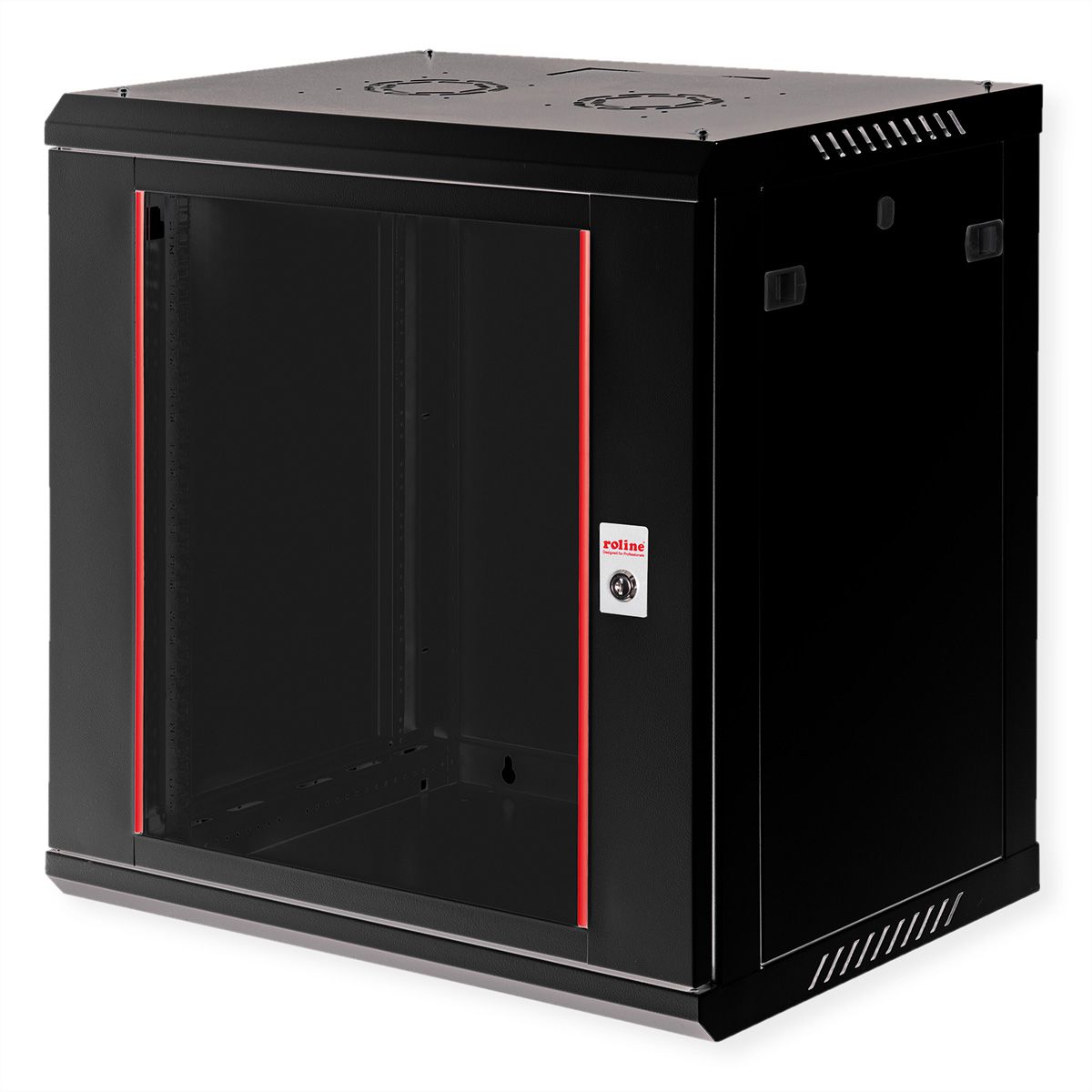 ROLINE 19" Boîtier mural Basic Plus 12U, 600x450 LxP noir