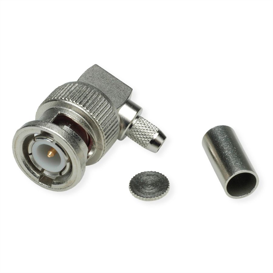 TELEGÄRTNER Connecteur BNC coudé 50 Ohm pour RG-58C/U