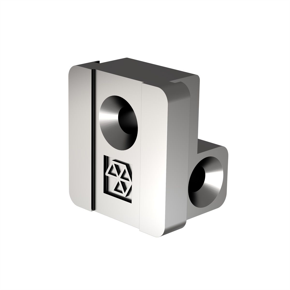 SCHROFF Support pour PCB pour fixation de face avant/PCB, Zinc injecté