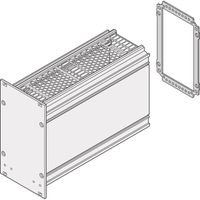 Unité enfichable de type cadre SCHROFF, panneau arrière, découpe pour connecteurs multiples, 6 U, 14 HP