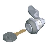 APRANET Cylindre avec clé EK 333 , Pour fermer le capot de la référence 26.50.1040