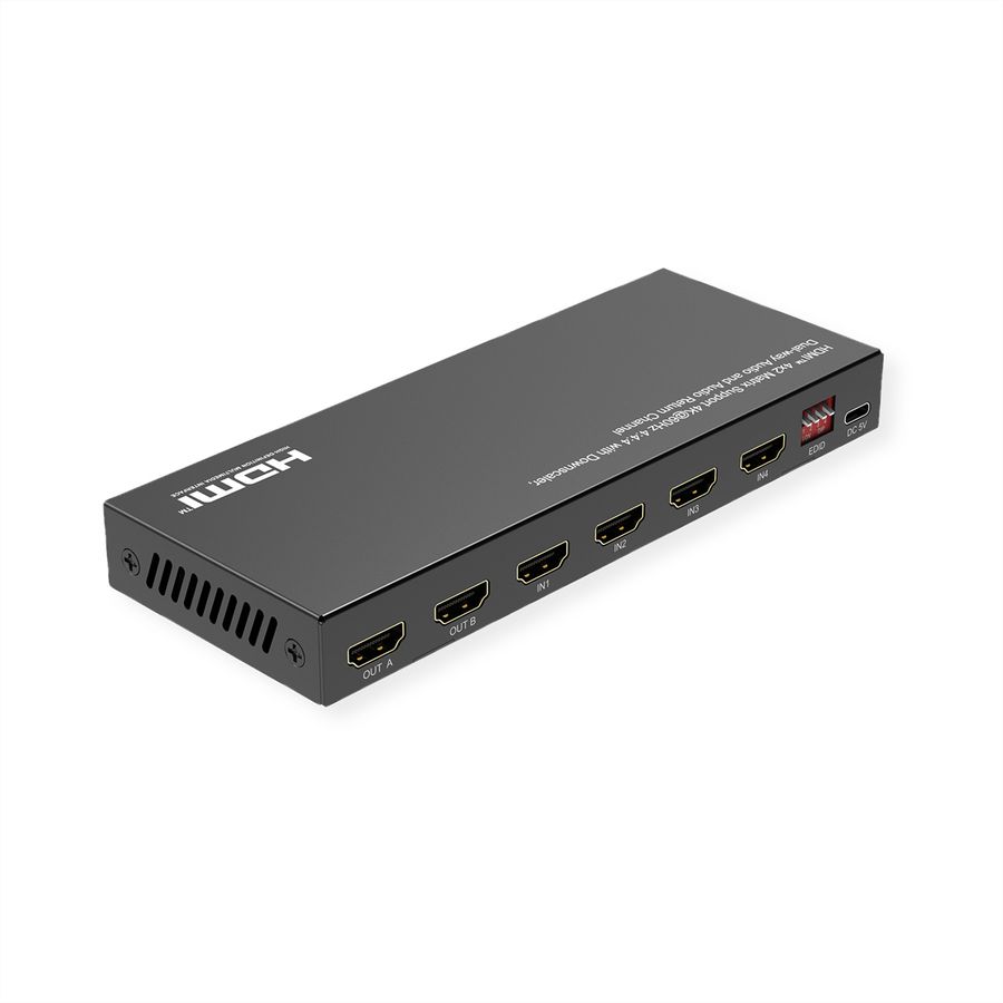 VALUE Switch Matrix HDMI 4K, 4 x 2, avec télécommande