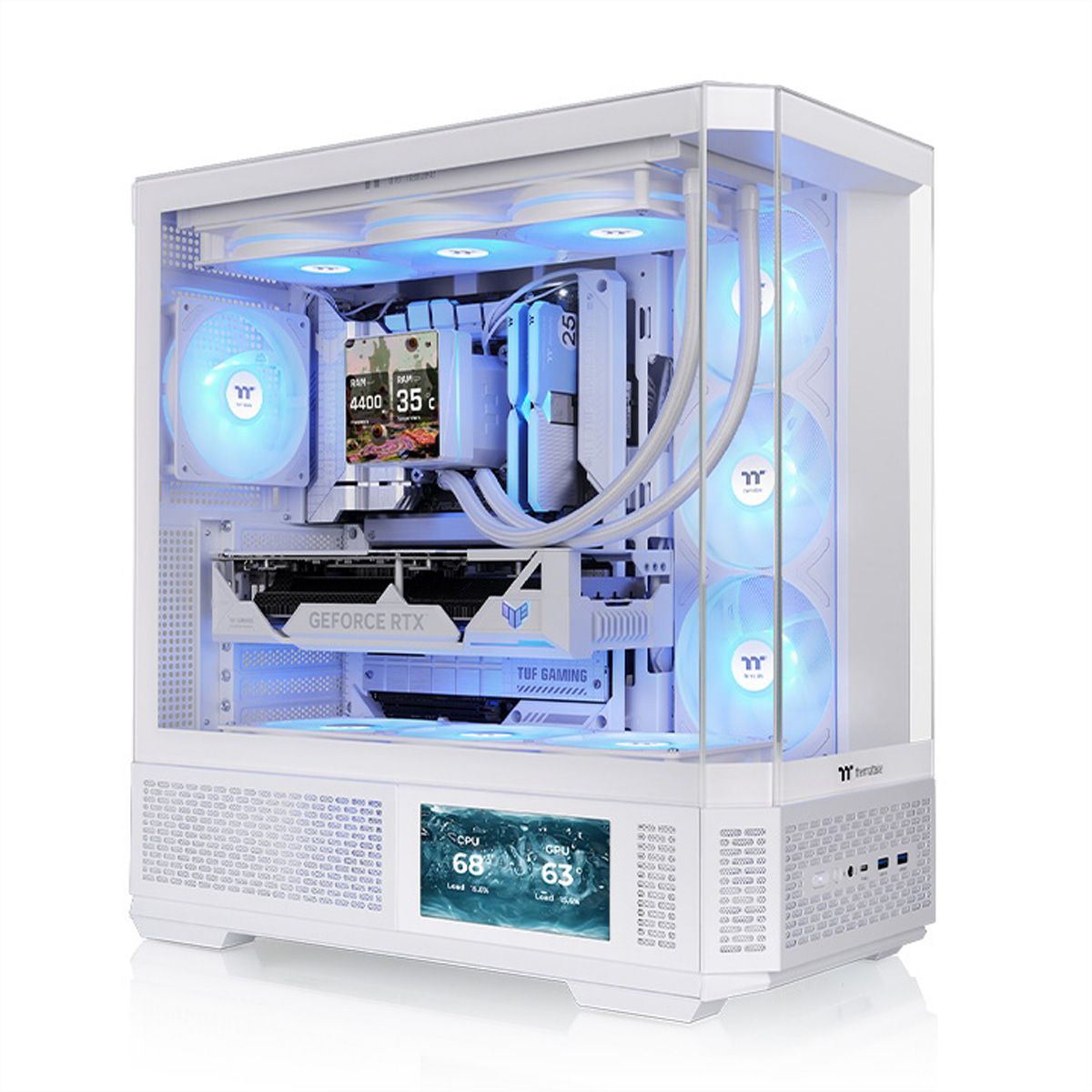 Thermaltake TR300 TG ARGB, Boîtier Blanc