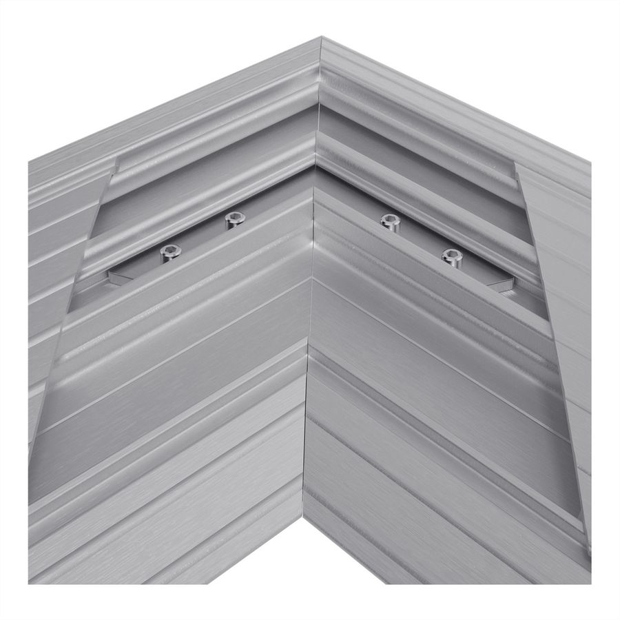 DATAFLEX Addit protège-câbles, connexion d'angle 482, argent
