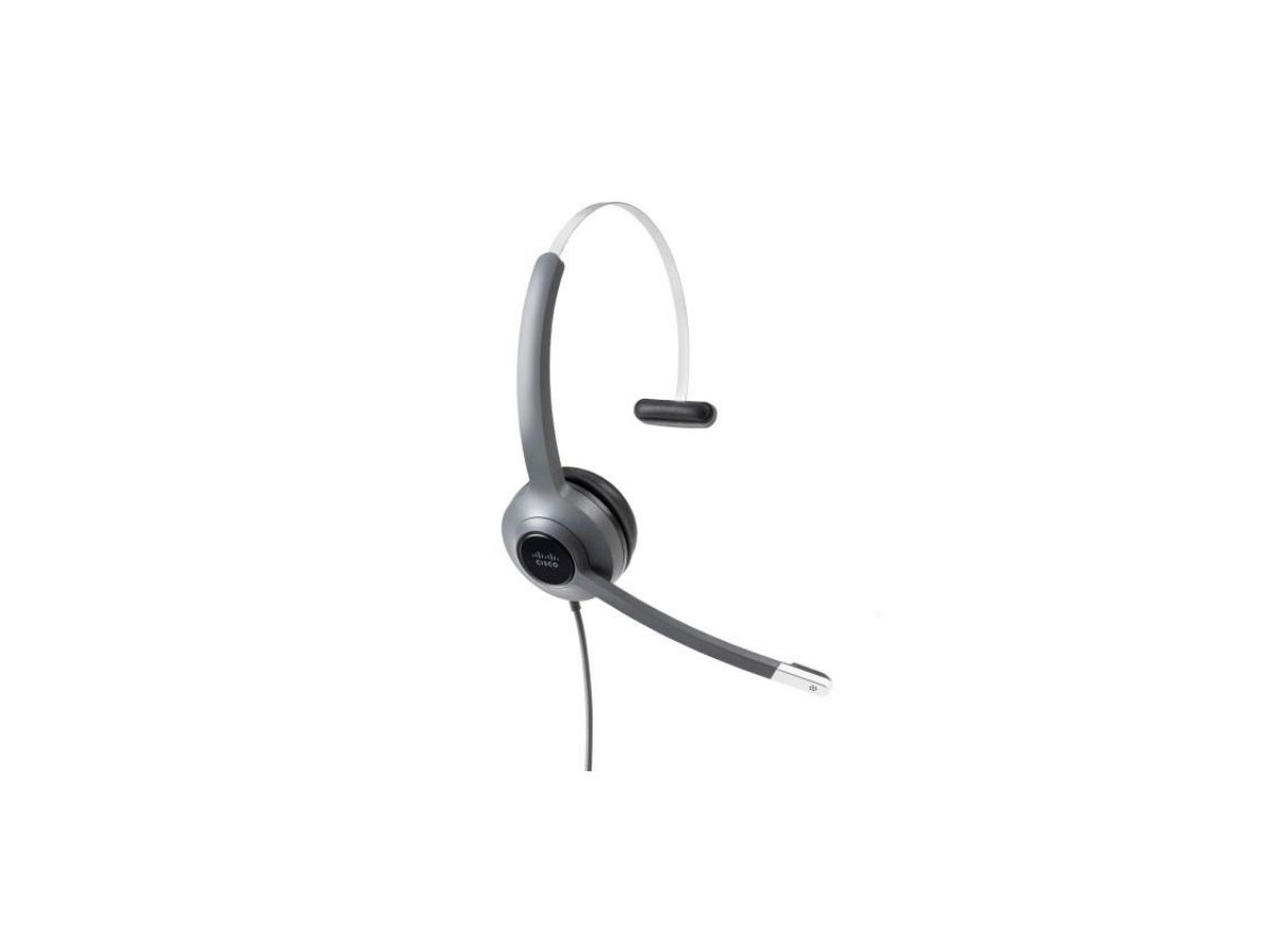 Cisco 521 Casque Avec fil Arceau Bureau/Centre d'appels Noir, Gris