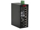ROLINE Switch industriel Gigabit, 10 ports PoE+, administré Smart, 240W