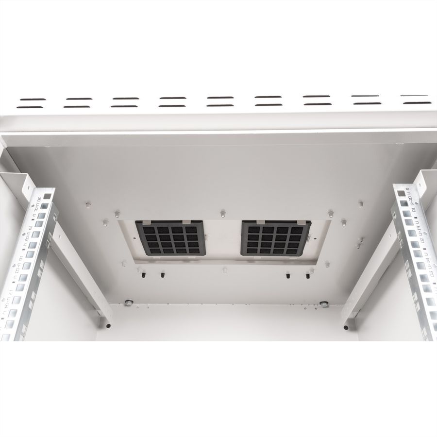 ROLINE 19" Boîtier mural Pro 20U, 600x600 LxP IP55 outdoor gris