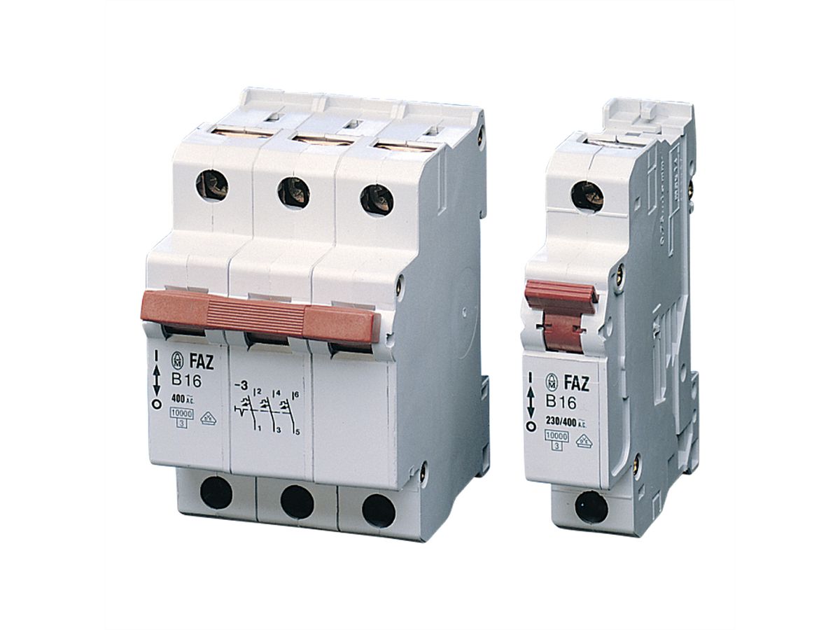 Modules de distribution d'énergie SCHROFF selon DIN 43880, disjoncteur 1 x 16 A