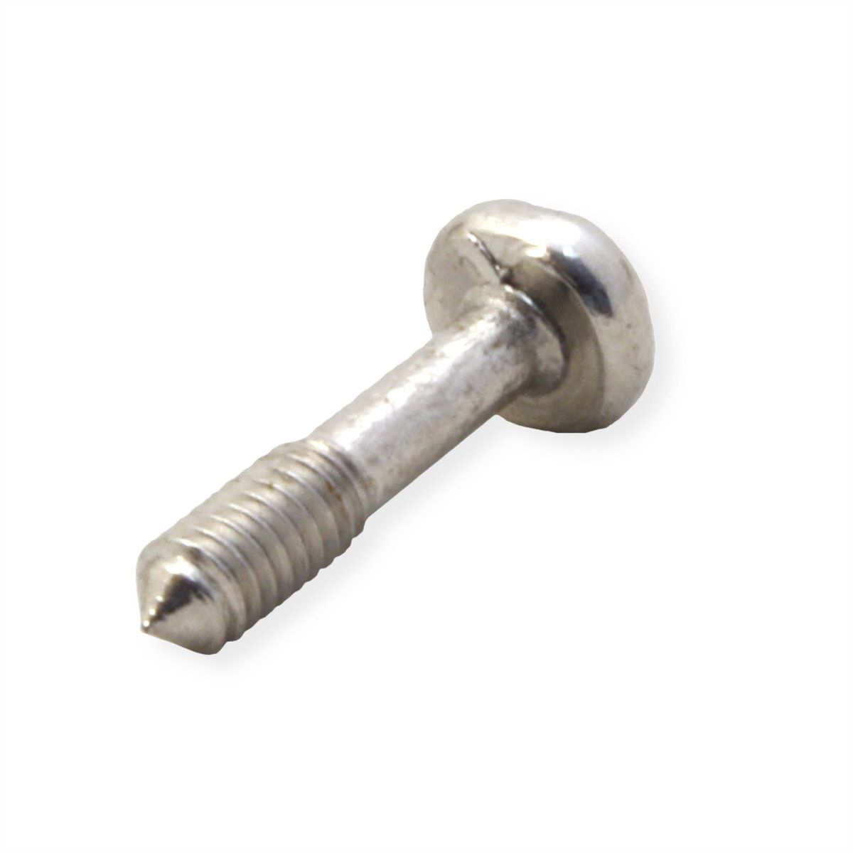 Vis à collerette de SCHROFF, empreinte transversale/fente (M2.5x11), acier nickelé