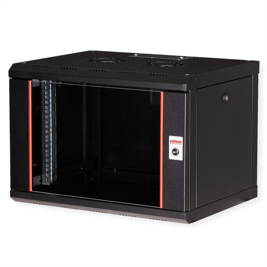 ROLINE 19" Boîtier mural Pro 7U, 600x450 LxP noir