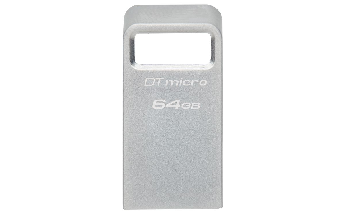 Kingston Technology DataTraveler 64 Go Micro 200 Mo/s Metal USB 3.2 Gen 1