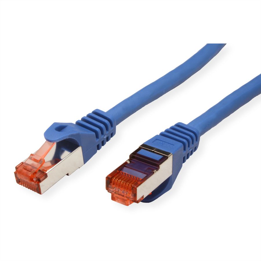 Cordon ROLINE S/FTP(PiMF) Cat.6, LSOH, Component Level, bleu, 5 m