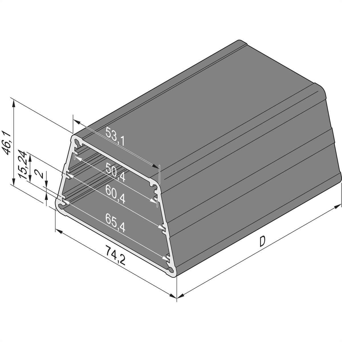 SCHROFF Minipac Mallette de forme trapézoïdale, bureau