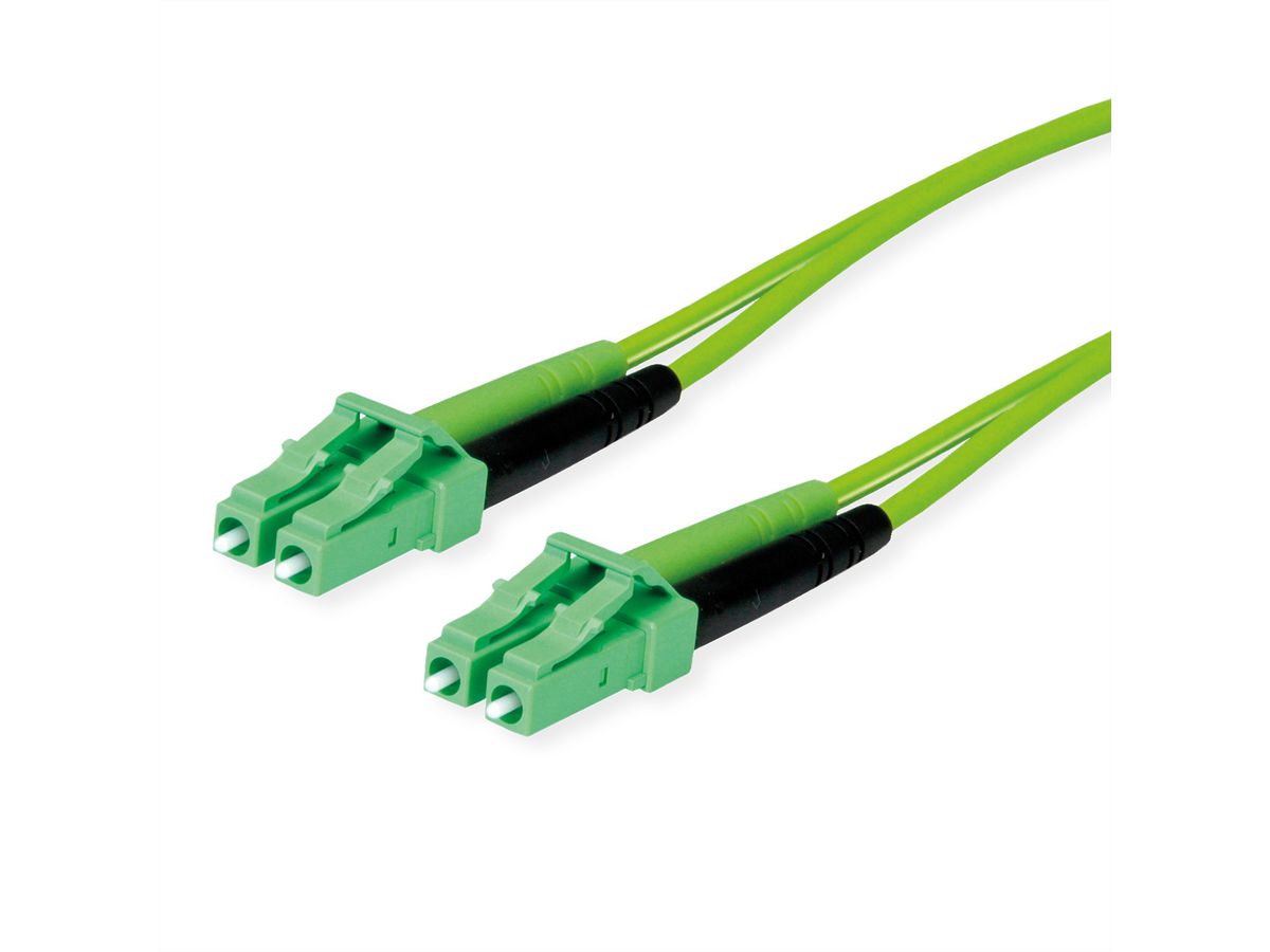 TELEGÄRTNER Cordon FO 2x G50/125 OM5 , 1x LC Duplex - 1x LC Duplex, vert, 2 m