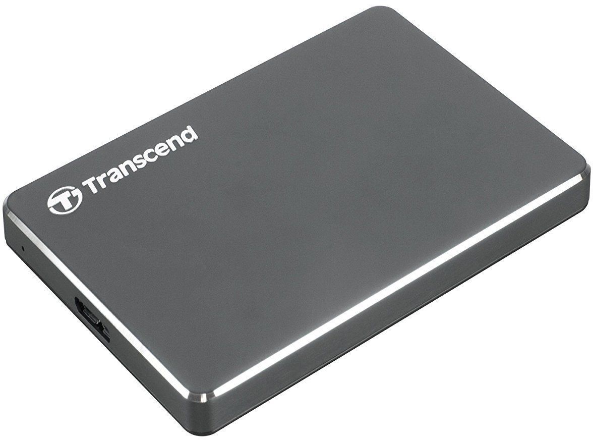 Transcend StoreJet 25C3 1000Go Aluminium disque dur externe