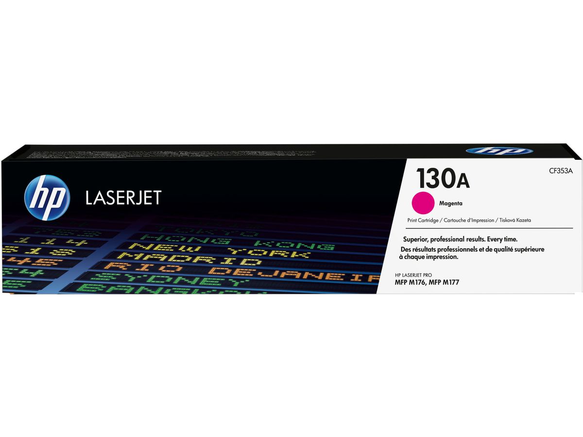 HP Cartouche de toner magenta d'origine LaserJet 130A