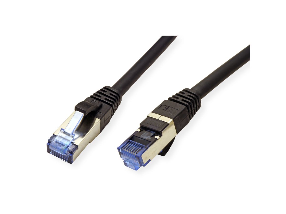 Cordon VALUE Cat.6A (Classe EA) / 10 Gigabit S/FTP, LSOH, noir, 20 m