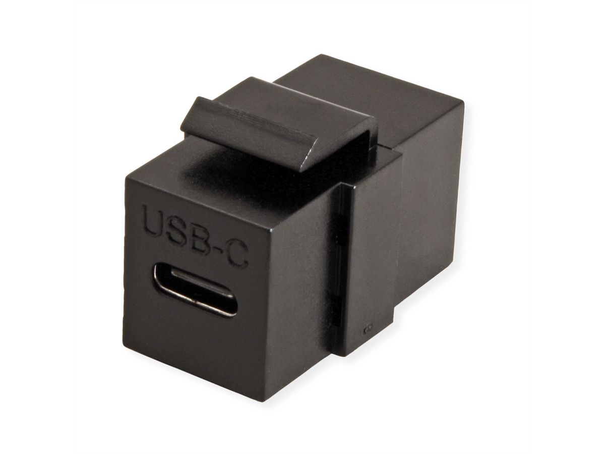 VALUE Module Keystone USB type C, noir