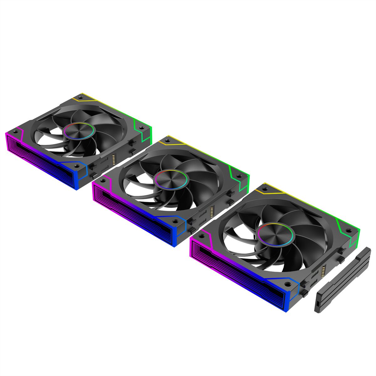 Xilence XPF120.ARGB 120mm PWM Ventilateur de boîtier, ARGB LED