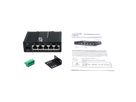 EXSYS EX-62030MPoE-SFP Mini Switch Gigabit SFP PoE+ industriel 5+1 ports, géré par le Web