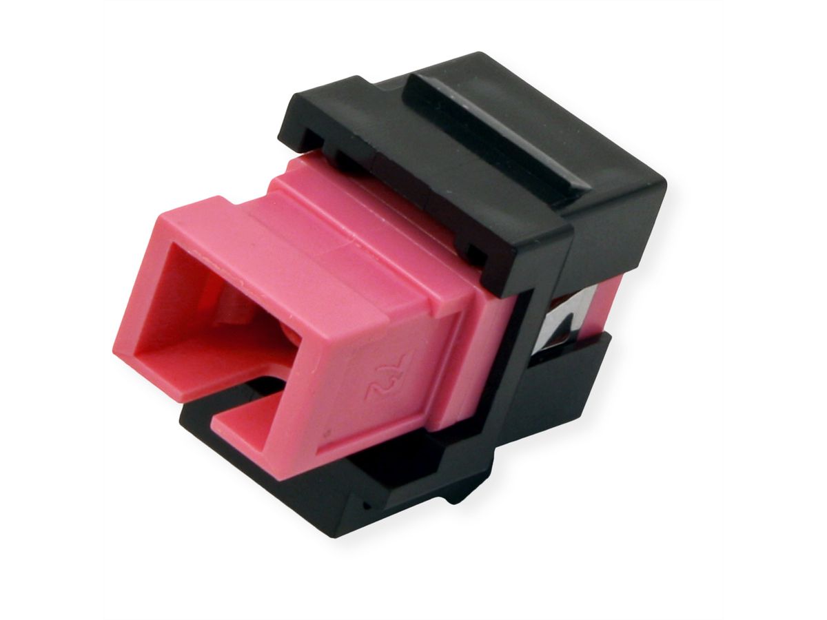 ROLINE Raccord optique SC/SC simplex mutlimode, Keystone, OM4