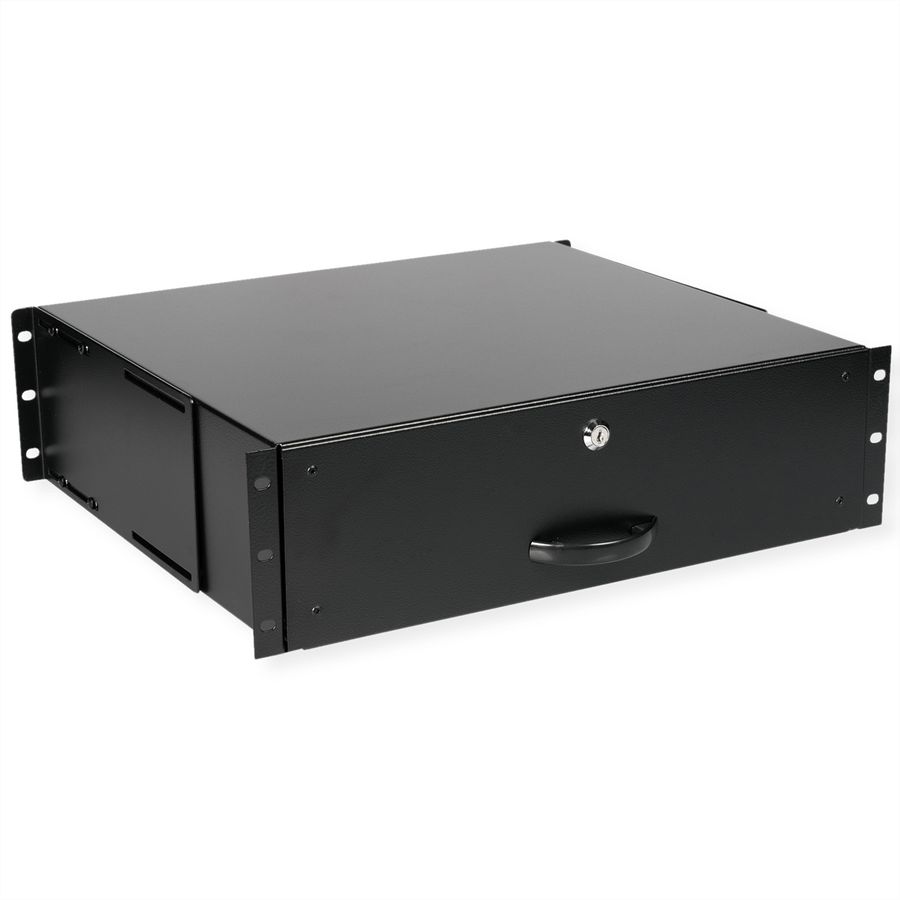 ROLINE 19" Tiroir pour clavier 3U, 400P verrouillable noir