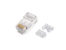 ROLINE Connecteur modulaire non blindé Cat.6A (Classe EA), pour câble solide/tresse, 10 unités