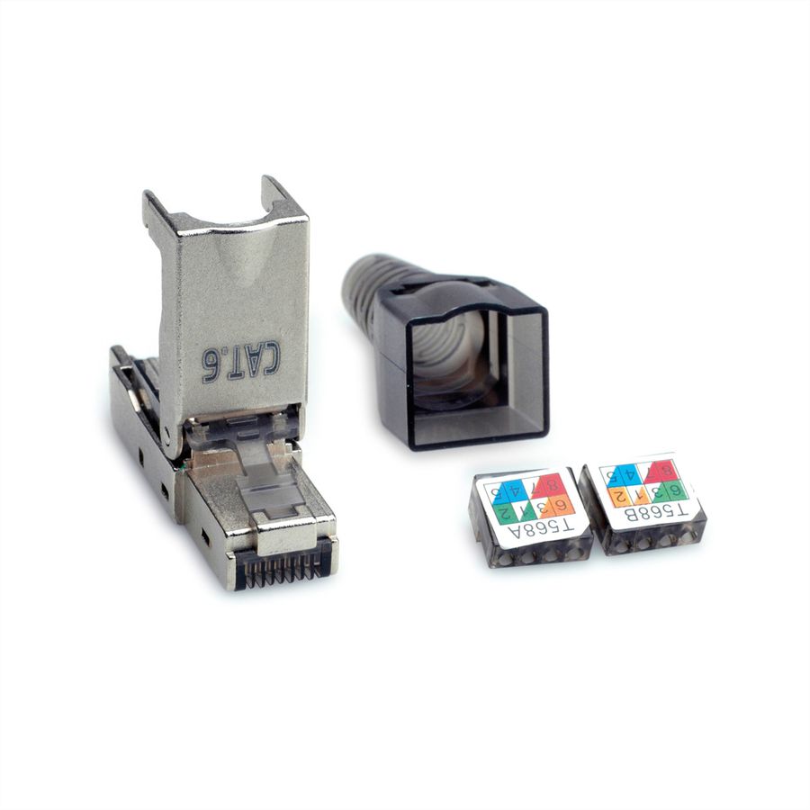 VALUE Connecteur RJ-45 à confectionner Cat.6 (Classe E) , STP