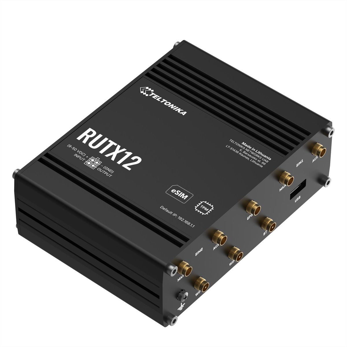 TELTONIKA RUTX12 Routeur 4G avec eSIM