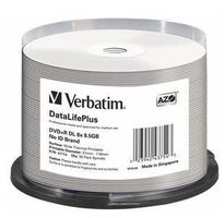 Verbatim DataLifePlus 8,5 Go DVD+R DL 50 pièce(s)