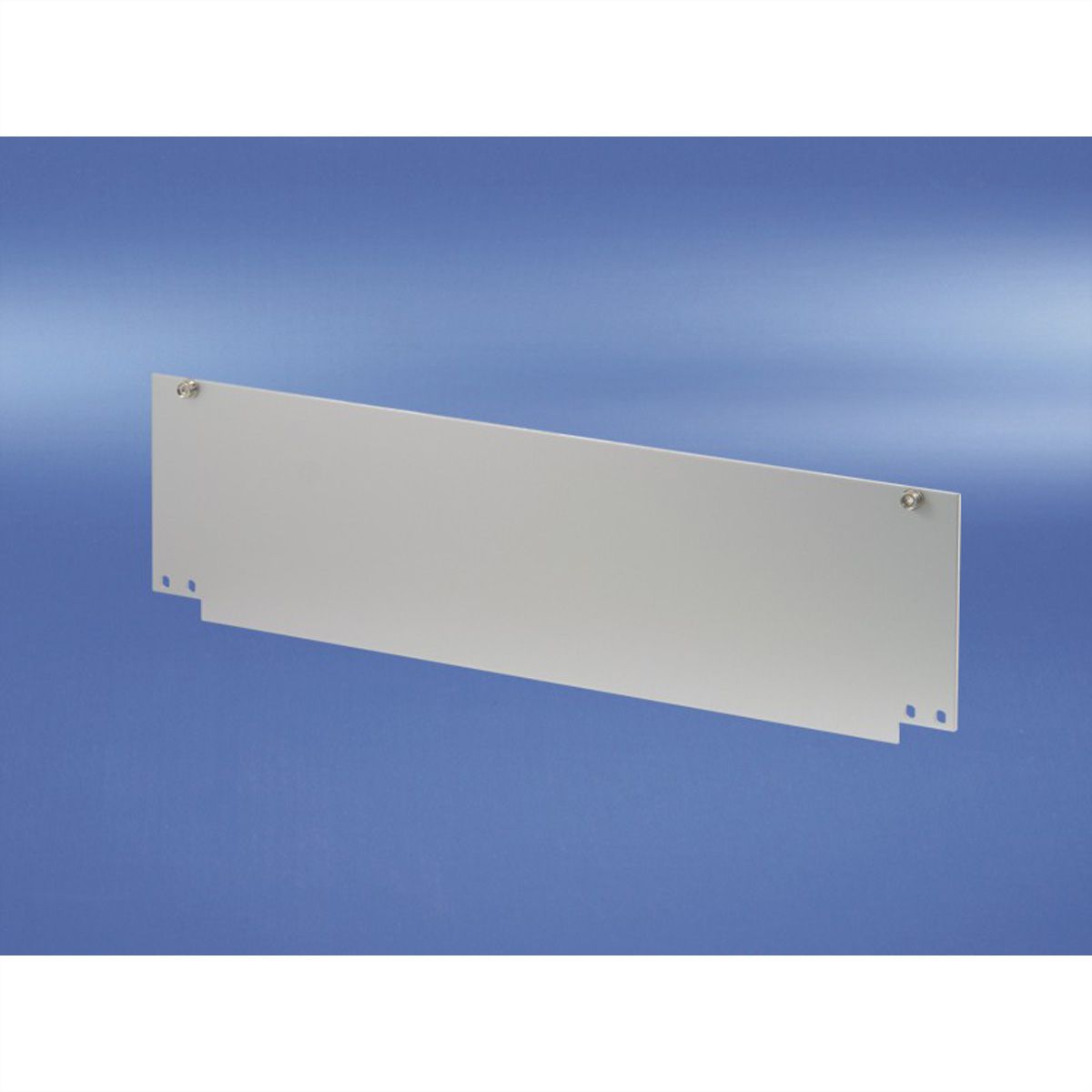 Face avant Inpac SCHROFF, avec charnières en bas, 6 U, 2,5 mm, alu, anodisé, bords non traités