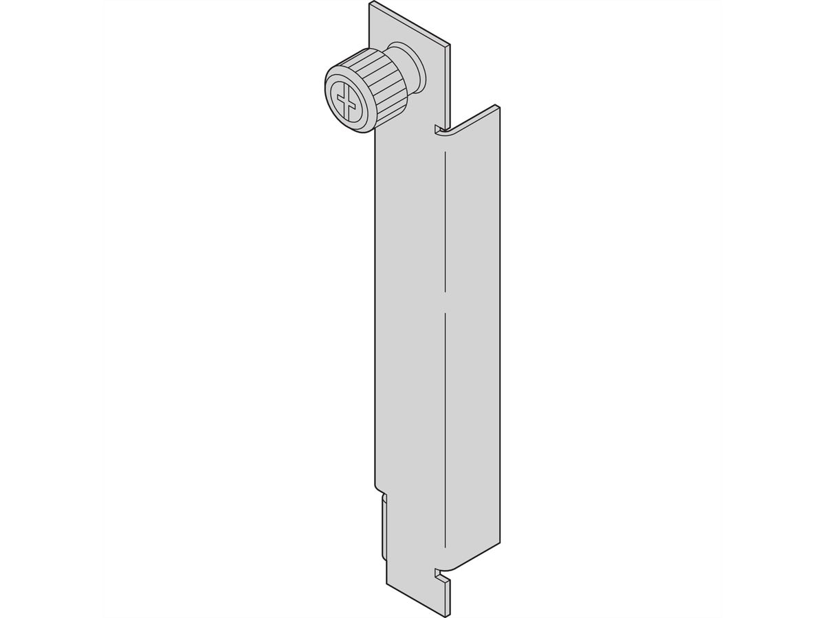 SCHROFF AdvancedTCA Panneau de remplissage pour fente de Shelf Manager, blindé, SSt