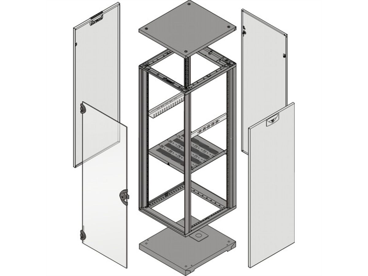 SCHROFF Novastar Kit de joints, IP 40, 25 U à 47 U