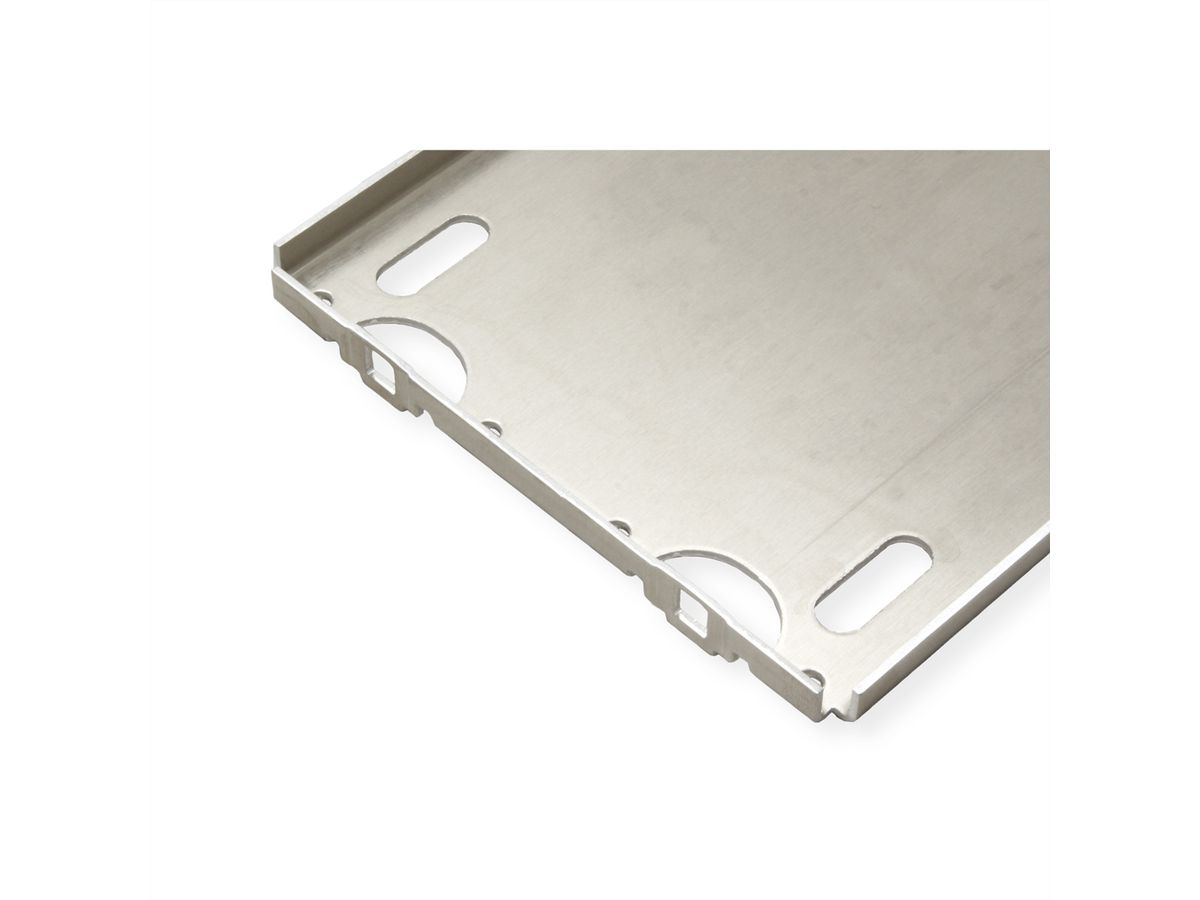 Plaque de montage SCHROFF pour coffret et bac à cartes 19", 84 HP, 160 mm de longueur de carte