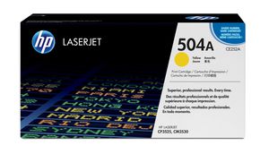 HP 504A toner LaserJet jaune authentique