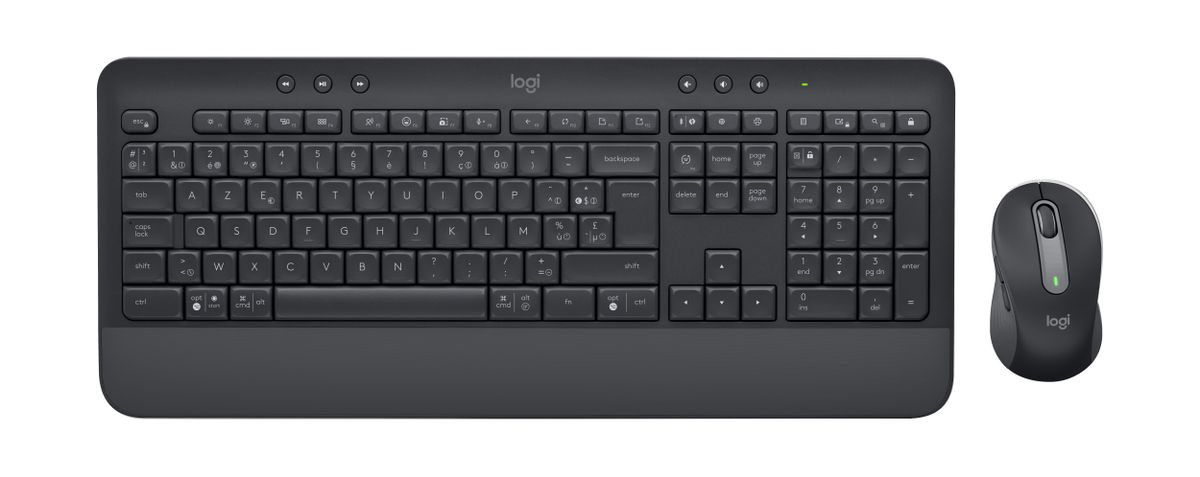 Logitech Signature MK650 Combo For Business clavier Souris incluse RF sans fil + Bluetooth Graphite