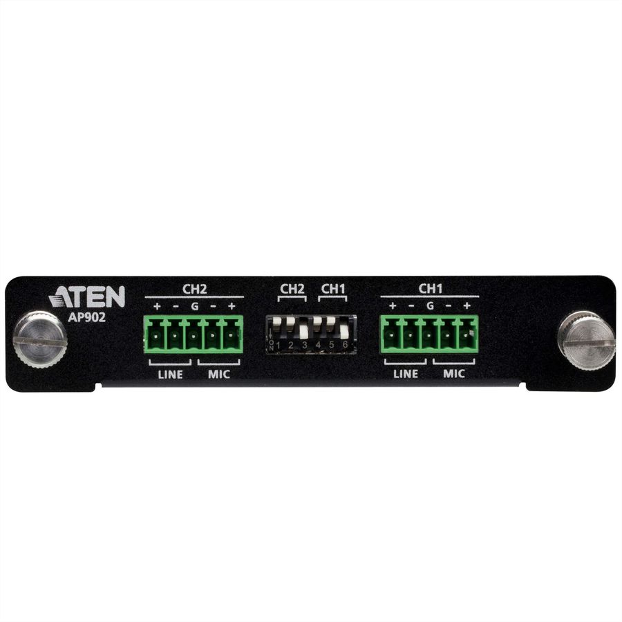 ATEN AP902 Carte d'extension 2-CH Mic/Line Pre-AMP pour la série AP