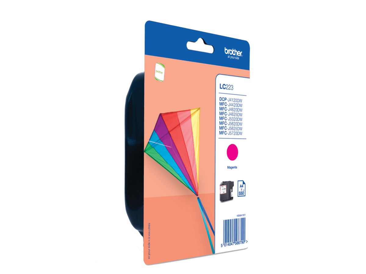 Brother LC223MBP cartouche d'encre 1 pièce(s) Original Magenta
