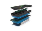 Xilence M2SSD.B.ARGB Radiateur M.2 2280 SSD PCIe NVMe/SATA, 3PIN ARGB 5V, passif