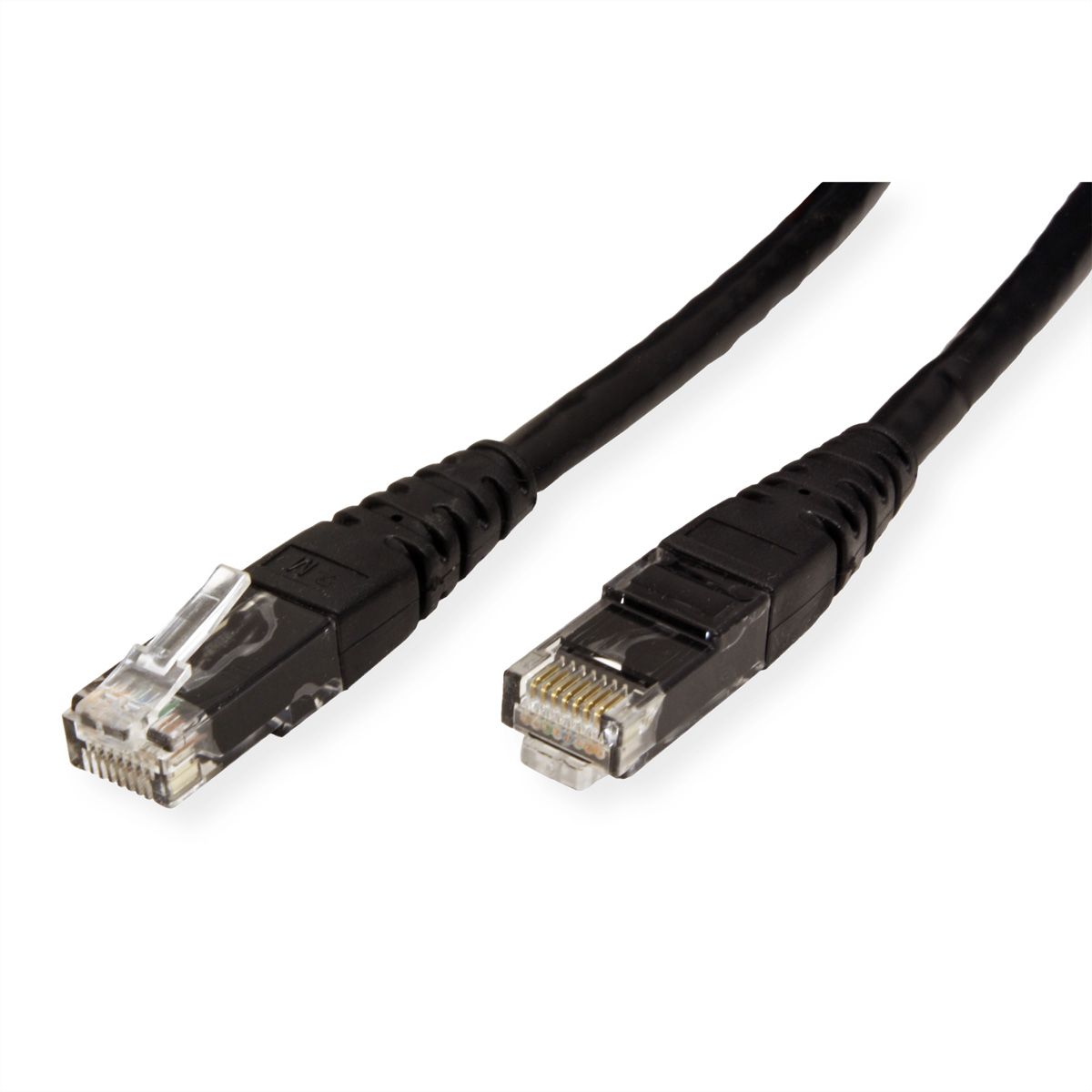 Cordon ROLINE Cat.6 (Classe E) UTP, noir, 5 m