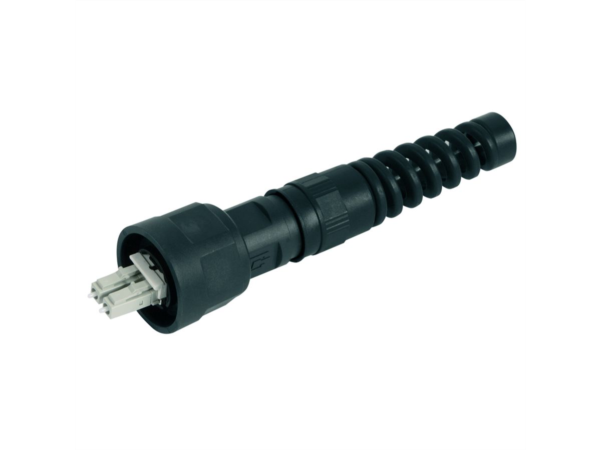 TELEGÄRTNER STX V1 LC-D Set connecteur, MM avec protection anti pliage
